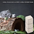 Miniatyrbillede 5 af 5: 20 stk. Molar Hamster Chinchilla Kanin Lava Blok Molar Sten Hamster Lille Kæledyr Bideresistent Terning