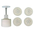 Miniatyrbillede 1 af 4: Plastik Material Månekageform Blomsterformede Stempler Månekageforme Til Diy