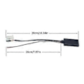 Miniatyrbilde 2 av 5: 12-pin AUX-in Mikrofon Media Adapter Kabel Bluetooth-kompatibel Kabel