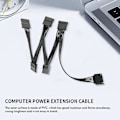 Miniatyrbillede 5 af 5: 15 Pin Sata Extens Drev Kabel 1 Til 5 Fe Splitter Adapter Kabel
