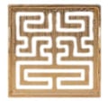Miniatyrbillede 1 af 4: Røgelsesstempel Værktøj Firkantet Dobbelt Øre Røgelsesstempel Model Røgelsesbrænder Te Stue Kontor Tempel Ornamenter C