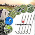 Miniatyrbilde 2 av 5: 16 stk. Teltplugger i Aluminium 18cm Camping Teltspiker Rustsikre Plugger Hardt Underlag