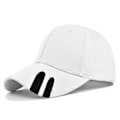 Miniatyrbillede 1 af 5: Baseballkasket med graffitiprint, koreansk print, sort hat, studenterhat med bred skygge, buet skygge