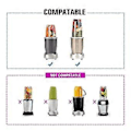 Miniatyrbillede 3 af 5: 10 stk. Juicer Tætningsring O-ring Fødevaregodkendt Silikonepakning til 600W/900W Flad Blad Juicer