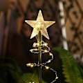 Miniatyrbilde 4 av 5: Juletrærlyslenke, utendørs solcelledrevet juledekorasjon gran, spiral juletrær, utendørs solcelledrevet lys hage juledekorasjon