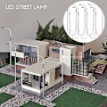 Miniatyrbillede 5 af 5: 10x Mo Led Gadelampe Enkelt Hoved Tog Landskab 1:100