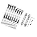 Miniatyrbilde 2 av 5: Metall Link Styrearmer Trekkstenger Koblinger Drivaksel For C14 C24 C34 B14 B24 Mn D90 Mn99s Rc Bil Oppgraderinger Deler Tilbehør,1