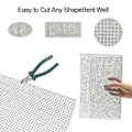 Miniatyrbilde 2 av 5: 4 stk 21cmx30cm Wire Mesh, Stødige Metallnett Ark For Diy Prosjekter 304 Mindre Stål Ingen R Mesh