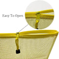 Miniatyrbild 4 av 5: A5 Zip-filpåse Mesh Dokument Plastmapp Ficka Dragkedja Plastfickor (12-pack) Present