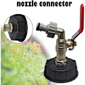 Miniatyrbillede 2 af 5: Tank Tap 1000L S60X6 IBC Tap Connector med 1/2 slangeforbindelse, afløbstankadapter, til havehane, til tankadapter (1 stk.)