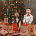 Miniatyrbilde 5 av 5: Julegaveposer, 12 stk Kraftpapirposer med håndtak, Stor julekraftpose, 3 forskjellige størrelser gaveposer Bursdagsgodteriposer for C