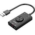 Miniatyrbilde 1 av 5: Sc2 - Ekstern USB Lyd USB O Adapter Et Drive - Lyd For Bærbar Stasjonær Datamaskin