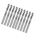 Miniatyrbillede 3 af 5: 10 stk. Endefraeser Slidstyrke Høj Hårdhed Wolframstål Skarp Kant CNC Router Bits 6,5 mm