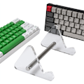 Miniatyrbillede 4 af 5: 1-lags akryl tastaturstativ transparent mekanisk tastatur opbevaringsstativ til tablet fotorammer