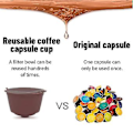 Miniatyrbilde 4 av 5: Gjenbrukbare kapsler i plast, 3 stk. Gjenbrukbar kaffekapsel, påfyllbare kaffekapsler, profesjonelt testet