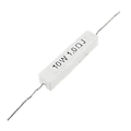 Miniatyrbillede 3 af 3: 1.0 Ohm 10w Trådviklet Keramisk Cementmodstand 5 stk