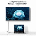 Pikkukuva 2 / 4: Mini Dp - VGA -sovitin 1080p Mini Displayport -kaapeli HDTV-näytölle Projektori Tabletti Kannettava tietokone