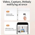 Miniatyrbild 2 av 5: Trådlös Video Dörrklocka Kamera Wifi Övervakning Intercom Säkerhet