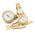 Miniatyrbillede 2 af 4: Svejser Gas Regulator Argon CO2 Måler Flowmåler Ventil MIG TIG Flowmåler G5/8in Han Gevind Indgang 1/4in Udgang