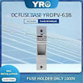 Miniatyrbillede 5 af 5: 1000VDC 14x51mm PV DC Sikring Solcelle Sikringsbase til Fotovoltaisk Systembeskyttelse-