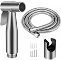 Pikkukuva 1 / 5: Bidet-käsisuihku, bidee-liitäntä kylpyhuoneen wc-kalusteisiin G1/2 tuuman venttiilillä, käsisuihku 1,5 m suihkuletkulla ja suihkusuuttimella