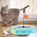 Miniatyrbild 3 av 5: Rolig Klösbräda för Katt Crazy Ball Disk Nöjesplatta Kattkarusell Interaktiv Leksak