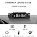 Miniatyrbillede 3 af 5: Bil Tpms Dæktryksovervågningssystem Dæktryk Batteri Digitalt LCD Display Auto Sikkerhed Ala