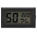 Miniatyrbillede 1 af 5: Bærbar Digital Hygro Termometer Sort Elektronisk Temperatur Fugtighedsmåler til Hjem Drivhus Kælder