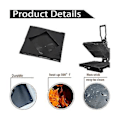 Pikkukuva 5 / 5: 2 kpl Press Platen Wrap -suojus, Ant Protector sublimaatiopuristimen suojaamiseen