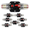 Miniatyrbillede 1 af 5: Automatisk afbryder nulstillingssikring inverter sikringsholder inline sikringsblok 20-100 Amp vv