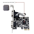 Pikkukuva 4 / 5: Pcie -sarjaliitäntöihin Rs232-liitäntä Pci-e Pci Express -korttisovitin Teollisuuden ohjaustietokone Exp