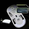 Miniatyrbilde 5 av 5: 2 Sett TALONGAMES Custom Hvite Buet Kant Muse Skøyter Museføtter for Pulsar X2 / X2 Mini Gaming Mus Glider Buet Kant