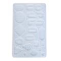 Miniatyrbilde 1 av 4: Epoksyharpiks Silikonform for DIY Dame Jenter Mote Ørepynt Casting Mold