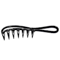 Miniatyrbilde 4 av 5: Bredtannet Kam Detr Y H Salong Hengslet Kam Massa For H Styling