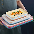 Miniatyrbilde 5 av 5: Te Dessert Serveringsbrett, Kjøkken Serveringsbrett Hvete Te Brett Kjøkken Serveringsbrett Bemerkelsesverdig Klarhet