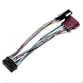 Miniatyrbillede 1 af 5: 16-pin bilstereo radio ledningsnet til radio afspilningsstik auto adapter ledningsnet stik Sksy16-21 + Iso