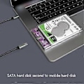Pikkukuva 3 / 5: 2.5 tuuman HDD-kotelo tukee 6 Gbps Sata - USB TypeC -kiintolevykoteloa