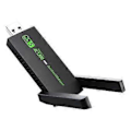 Pikkukuva 2 / 5: 1300Mbps USB WiFi -sovitin, Dual Band 2.4G 5GHz langaton dongle-signaalivastaanotin PC/kannettavalle Win 7/8/10/11, ei vaadi ohjainta