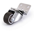 Miniatyrbillede 3 af 5: 4 stk. små drejelige hjul 25mm møbelhjul L hjul til vugge skab møbler bord belastningskapacitet 11kg pr. hjul