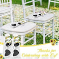 Miniatyrbilde 5 av 5: Bryllup Hjerteformede Solbriller Utdrikningslag Briller Brudepike Groomsmen Gaver Rød