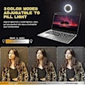 Miniatyrbilde 2 av 5: Videokonferanse Lyssett, Datamaskin/Laptop Skjerm LED Videolys Dimbar Ringlys
