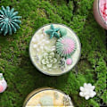 Miniatyrbild 3 av 5: Aromaterapi ljus gör-det-själv suckulent växt kaktus sandmålning ljus handgjort inomhus bröllops souvenir födelsedagsljus alla hjärtans dag present