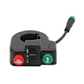Pikkukuva 1 / 5: Qs-s4 48v-60v Peukalokaasu LCD-näyttömittari 6pin+kytkinpainikesarja Zero 8 9 10 8x 10x Electr -sähköpotkulautoihin
