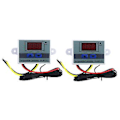 Miniatyrbillede 1 af 5: 2 stk. - AC Digital LED Temperatur XH-w3001 Til Intor Ing Ing S T
