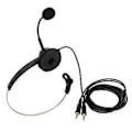 Miniatyrbilde 4 av 5: H360‑PC PC Monauralt Headset Kablet Enkeltøre Headset med 3-delt Dobbel 3,5 mm Plugg og Støyreduserende Mikrofon