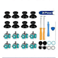 Miniatyrbild 5 av 5: XBOX ONE handkontroll 3D joystick fjärrkontroll sensor svamp huvud lock PS4 PS5 fjärrkontroll sensor reparationsverktyg set xbox one 17 delars set