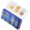 Miniatyrbild 1 av 5: 1 Set Professionellt Akvarellfärg Kit 6 Färger Metallic Glitter Konstmaterial för Konstnärer