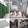 Miniatyrbilde 4 av 5: 4 stk 21cmx30cm Wire Mesh, Stødige Metallnett Ark For Diy Prosjekter 304 Mindre Stål Ingen R Mesh