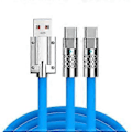Miniatyrbillede 5 af 5: Dobbelt USB Type C Opladerkabel 2 i 1 USB C Kabel Splitter Synkroniseringsladekabel