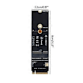 Miniatyrbillede 5 af 5: M2 Trådløst Kort til NVME Adapter til Bærbar Computer M2 M-Key interface til M2 A+E Key eller EKey Konverter